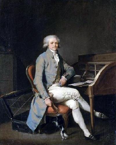 Louis Leopold  Boilly Portrait of Maximilien de Robespierre Norge oil painting art